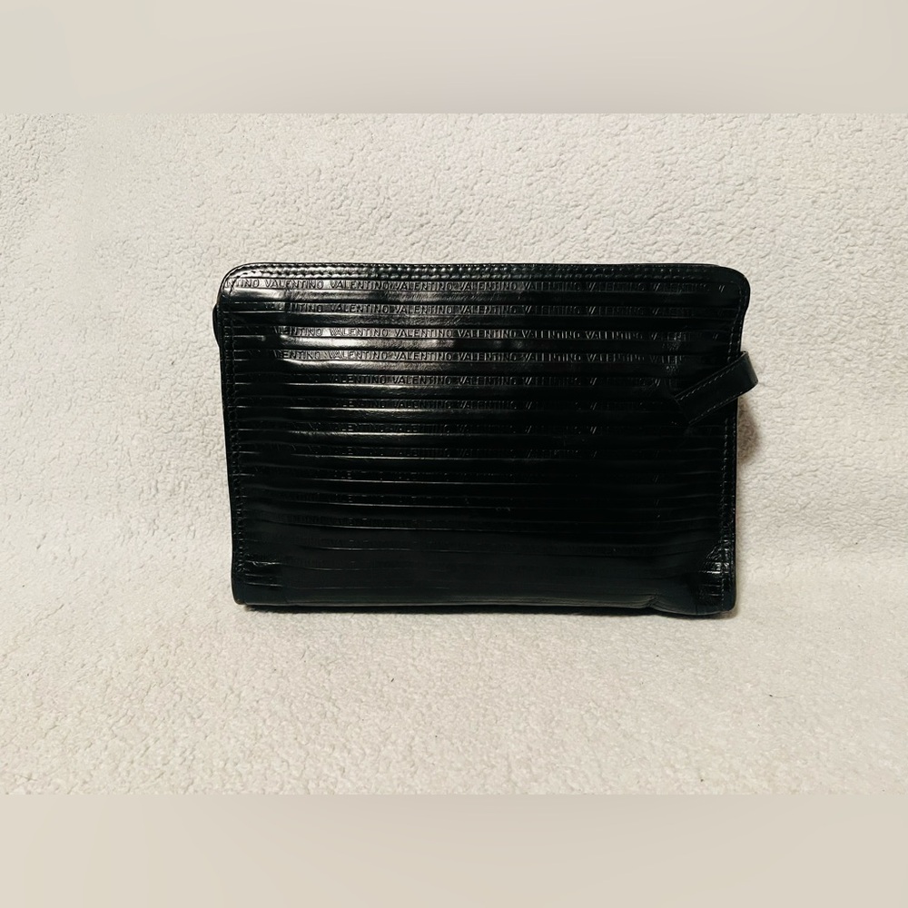 Mario Valentino Black Clutch/ Wristlet w/ Dust bag - Picture 9 of 16